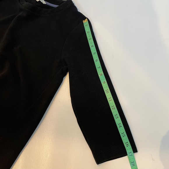 Boden Ottoman Ribbed Knit Sheath A-Line Black Workwear Dress size US 6R - Picture 14 of 14